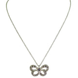 Crystal Bow Necklace