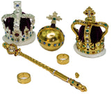 Coronation Crown Miniature Set 7 Piece - TimeLine Gifts