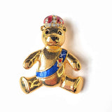 Prince Teddy Bear Brooch