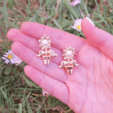 Flower Pot Earrings - TimeLine Gifts