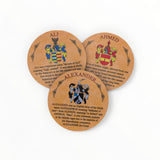 Customisable Heraldic Coasters