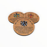 Customisable Heraldic Coasters