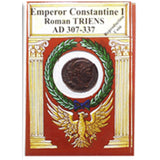 Emperor Constantine I Triens Reproduction Coin - TimeLine Gifts