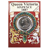 Queen Victoria Sixpence Reproduction Coin - TimeLine Gifts