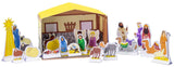 All-in-One Nativity Craft Kit: Pre-Cut, Colour-in, No Glue Required