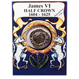 James VI Half-Crown Reproduction Coin - TimeLine Gifts