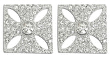 Queen Victoria's Diamond Crown earring studs - TimeLine Gifts
