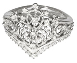 Tiara Ring No.3 - Sterling Silver/Cubic Zirconia - TimeLine Gifts