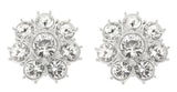 Queen Elizabeth II Floret Clip-On Earrings - TimeLine Gifts