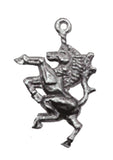 Pewter Pendant - Victorian - Unicorn