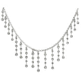 Crystal Fringe Tiara Necklace - TimeLine Gifts