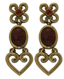 Crystal Love Rouge Earrings - TimeLine Gifts