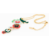 Floral Dancing Pendant With Leaf