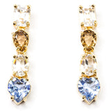 Gems Crystal Earrings - TimeLine Gifts