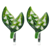 May Lily of the Valley Small Clip-on Earrings - TimeLine Gifts