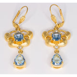 Orchid Delight Blue Earrings - TimeLine Gifts