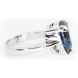 Queen Victoria's Sapphire Crystal Collet Drop Ring - TimeLine Gifts