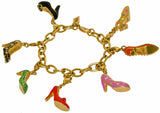 Seven Shoes Charm Bracelet - TimeLine Gifts