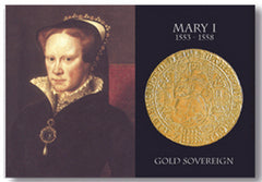 Reproduction Coin - Tudor - Mary I Gold Sovereign