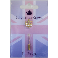 Coronation Crown Pin Badge - TimeLine Gifts