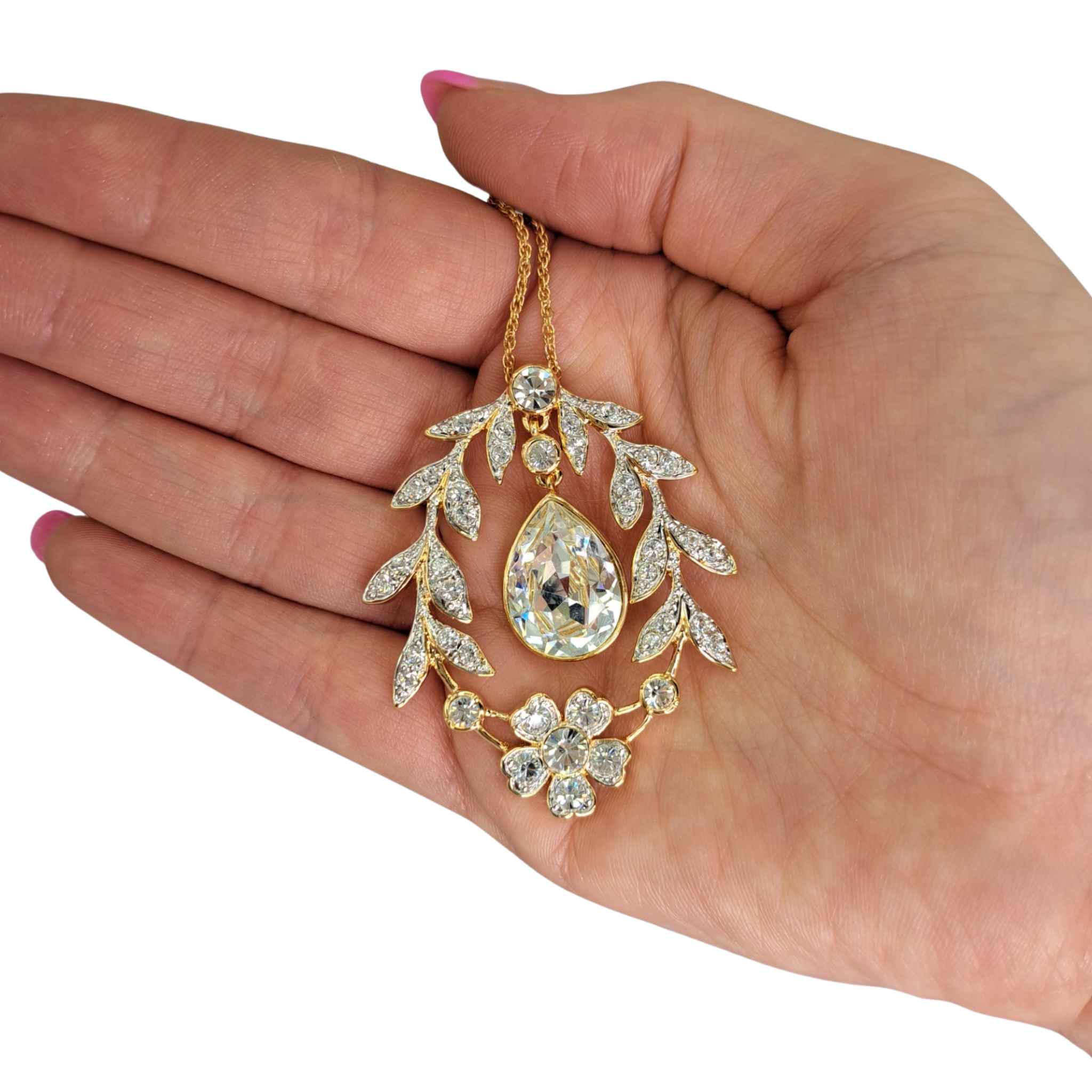 Queen Mary's Stomacher Pendant in hand