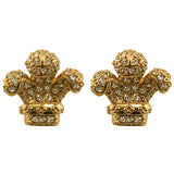 Prince of Wales stud earrings - TimeLine Gifts