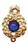 Gold Pendant - Roman - Laurel Wreath Gemmed