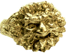 Gold Ring - Anglo-Saxon & Norman - Green Man