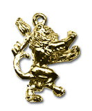 Gold Pendant - Anglo-Saxon & Norman - Lion