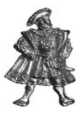 Pewter Pendant - Tudor - Henry VIII