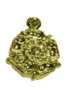 Gold Pendant - Tudor - Rose