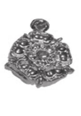 Pewter Pendant - Tudor - Rose