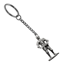 Pewter Keyring - Tudor - Henry VIII In Armour