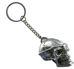 Pewter Keyrings - Pirate - Skull