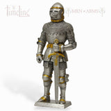 Metal Knight Statue - Bascinet Knight