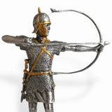 Metal Knight Statue - Medieval Archer