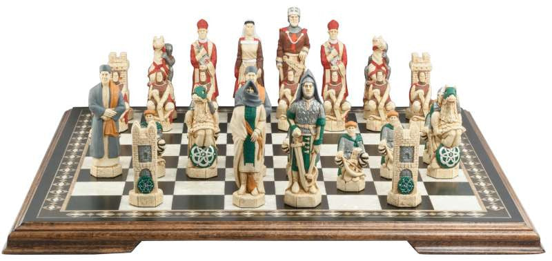 Crusades - Hand Painted Chess Set - TimeLine Gifts