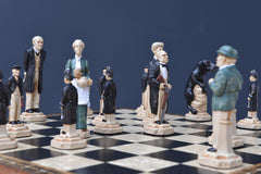 Sherlock Holmes - Hand Painted Chess Set