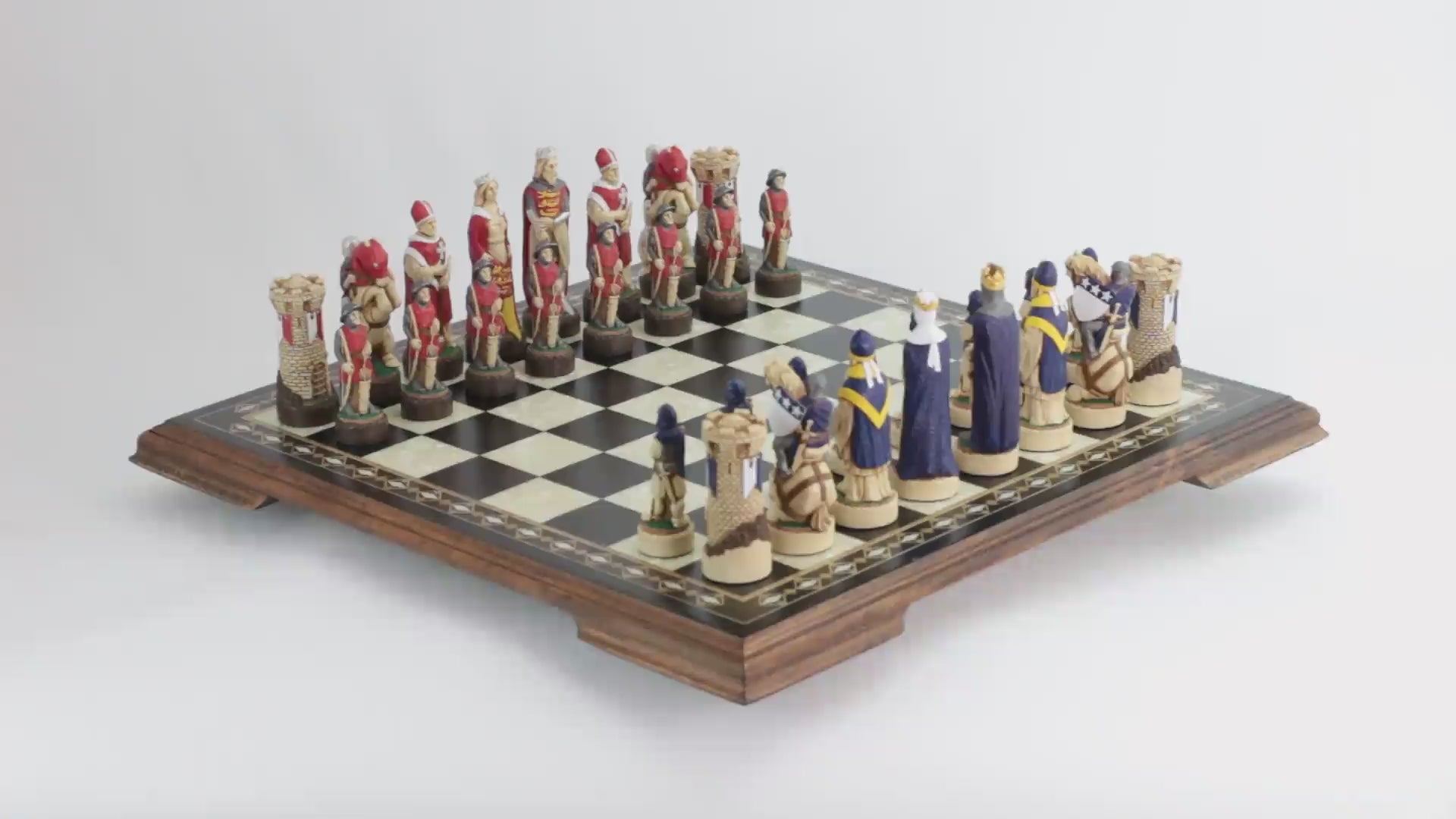 Battle of Bannockburn - Hand Painted Chess Set