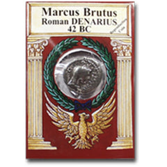 Marcus Brutus Denarius Reproduction Coin - TimeLine Gifts