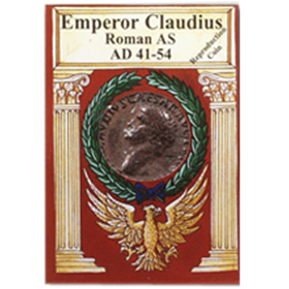 Emperor Claudius AS Reproduction Coin - TimeLine Gifts