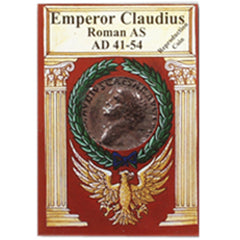 Emperor Claudius AS Reproduction Coin - TimeLine Gifts