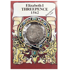 Elizabeth I Threepence Reproduction Coin - TimeLine Gifts