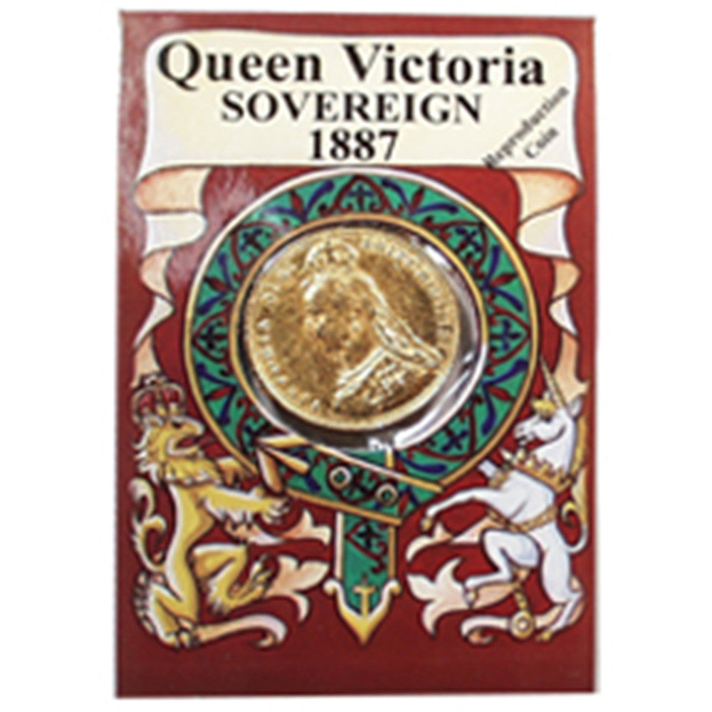 Queen Victoria Sovereign Reproduction Coin - TimeLine Gifts