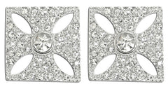 Queen Victoria's Diamond Crown earring studs - TimeLine Gifts