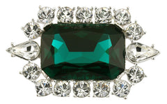 The British Crown Of India Emerald Brooch - TimeLine Gifts