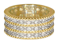 Triple Band from George IV Diadem - Gold Toned - Single Row - TimeLine Gifts