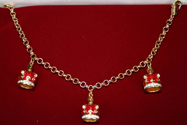 Three Crown Charm Bracelet - TimeLine Gifts