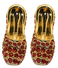 Wizard of OZ Dorothy Ruby Slipper Earrings - TimeLine Gifts