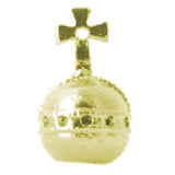 Gold Pendant - Victorian - Orb